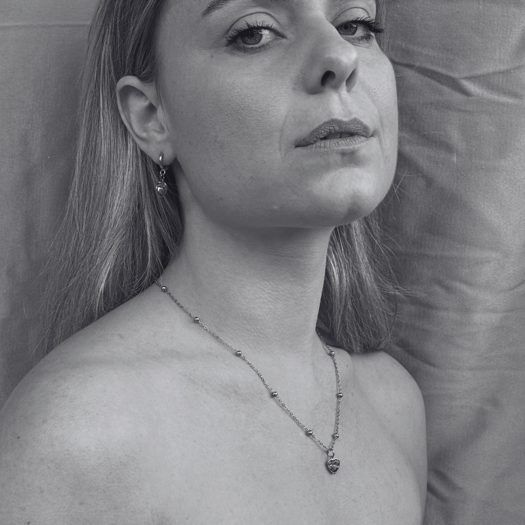 Divine Heart in Blue Necklace