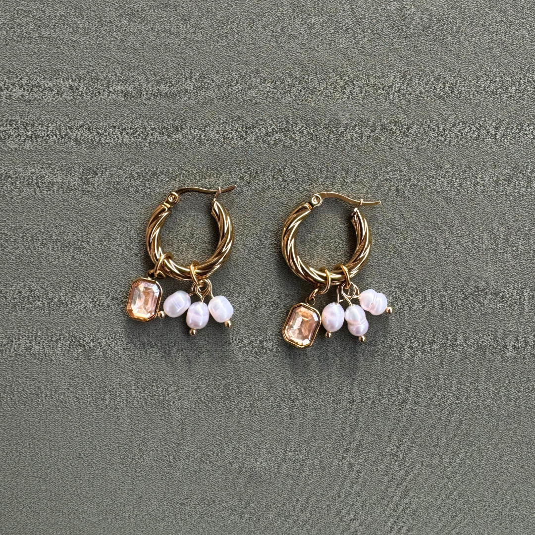 Champagne Bubbles Earrings