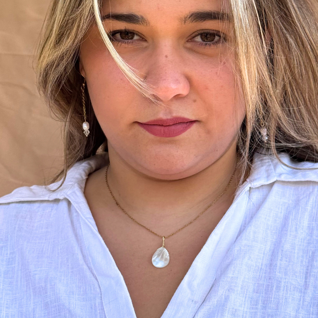 Κολιέ με σταγόνα κοχυλιού
