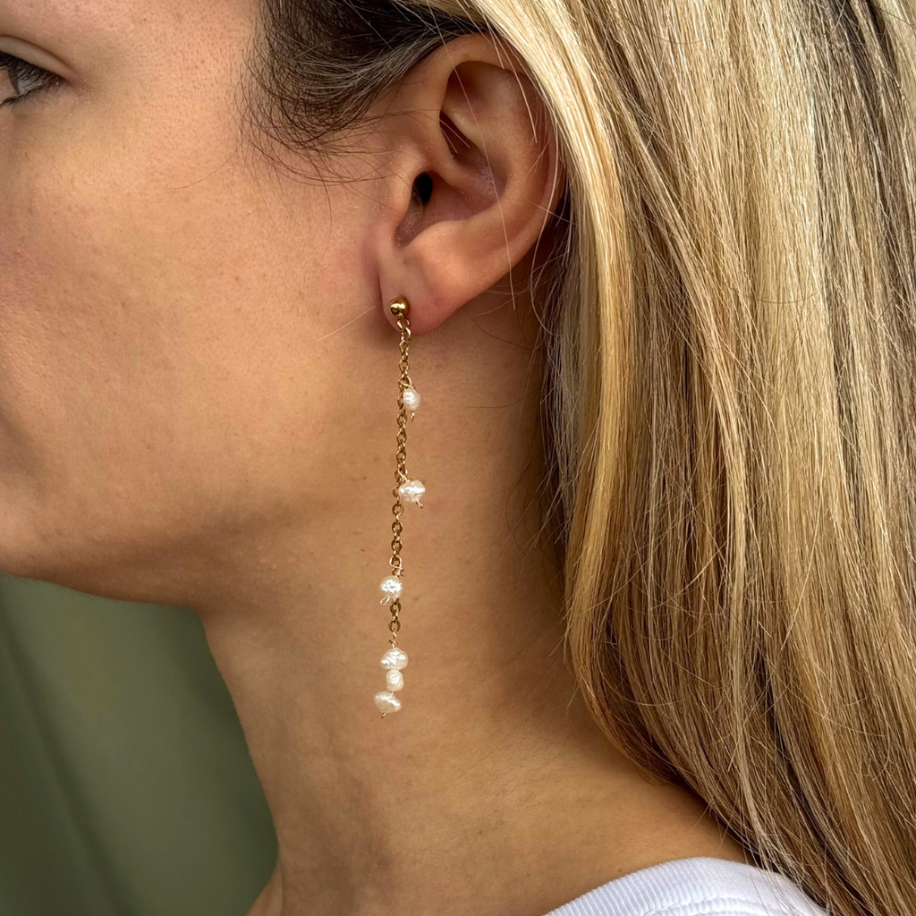 The Stardust Earrings in Gold