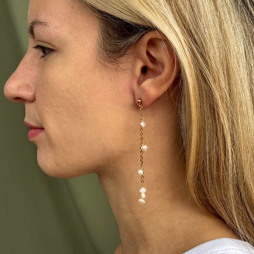 The Stardust Earrings in Gold