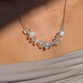 Astral Moonstone necklace with moonstones and crystals – Feminine Creatures
