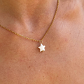 Starnight necklace with shell star charm – Feminine Creatures