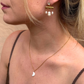 Soft Moonlight necklace with shell crescent moon – Feminine Creatures