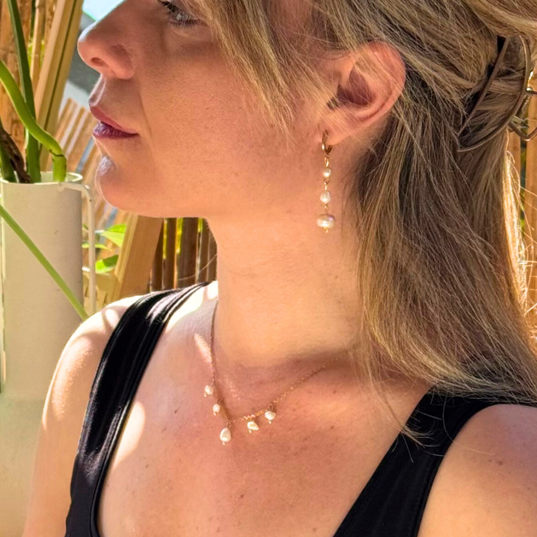 Selene in Gold Necklace