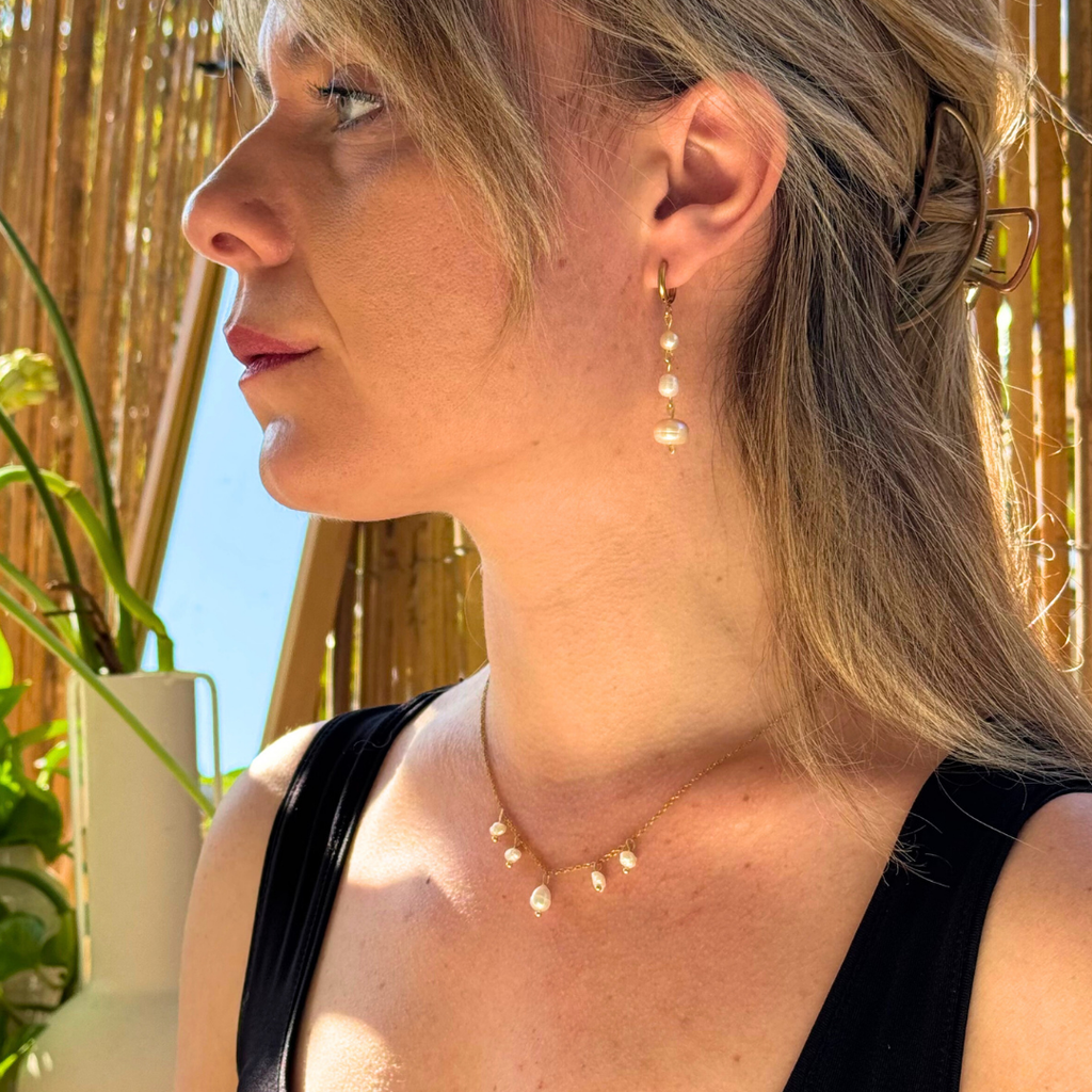 Selene in Gold Necklace