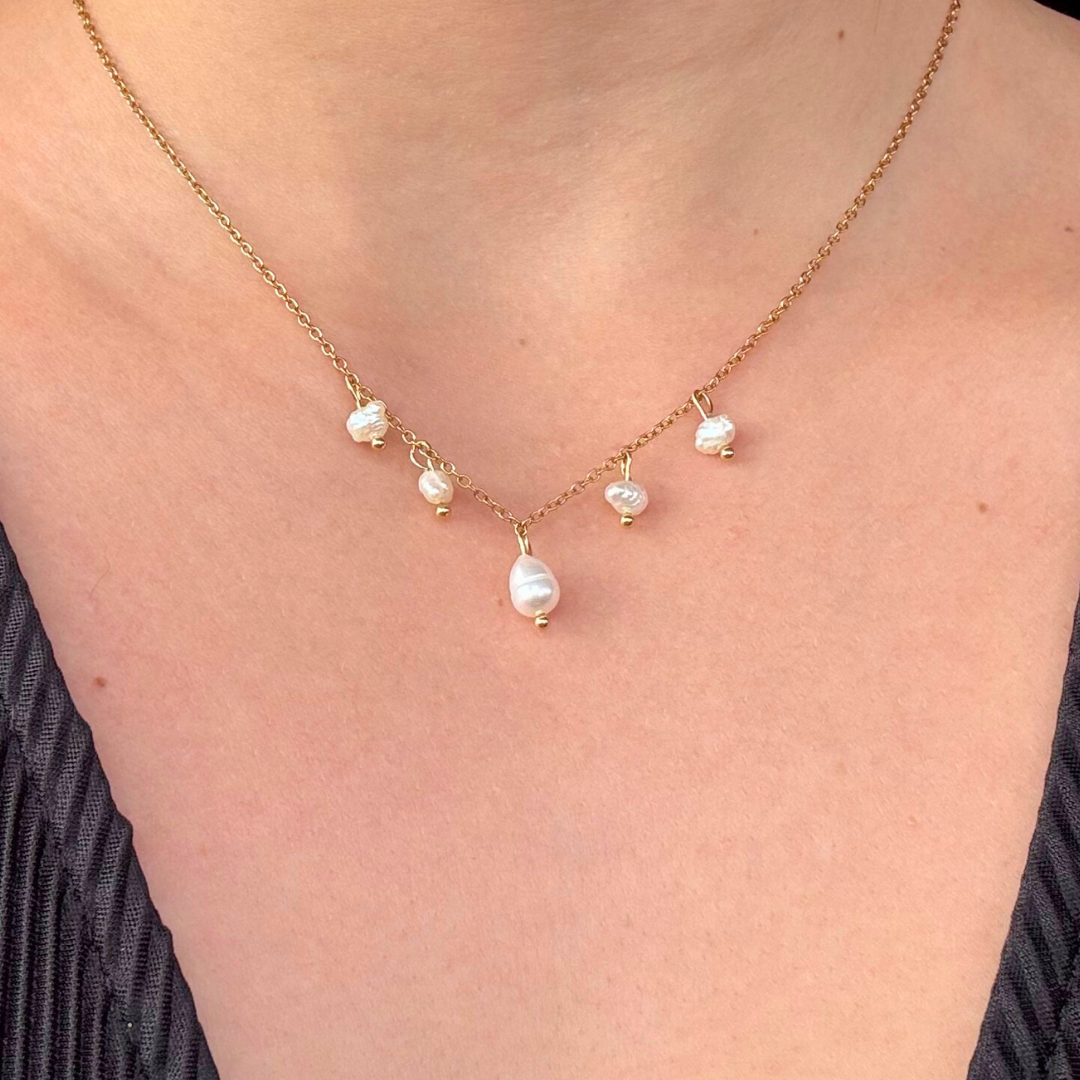 Selene in Gold Necklace