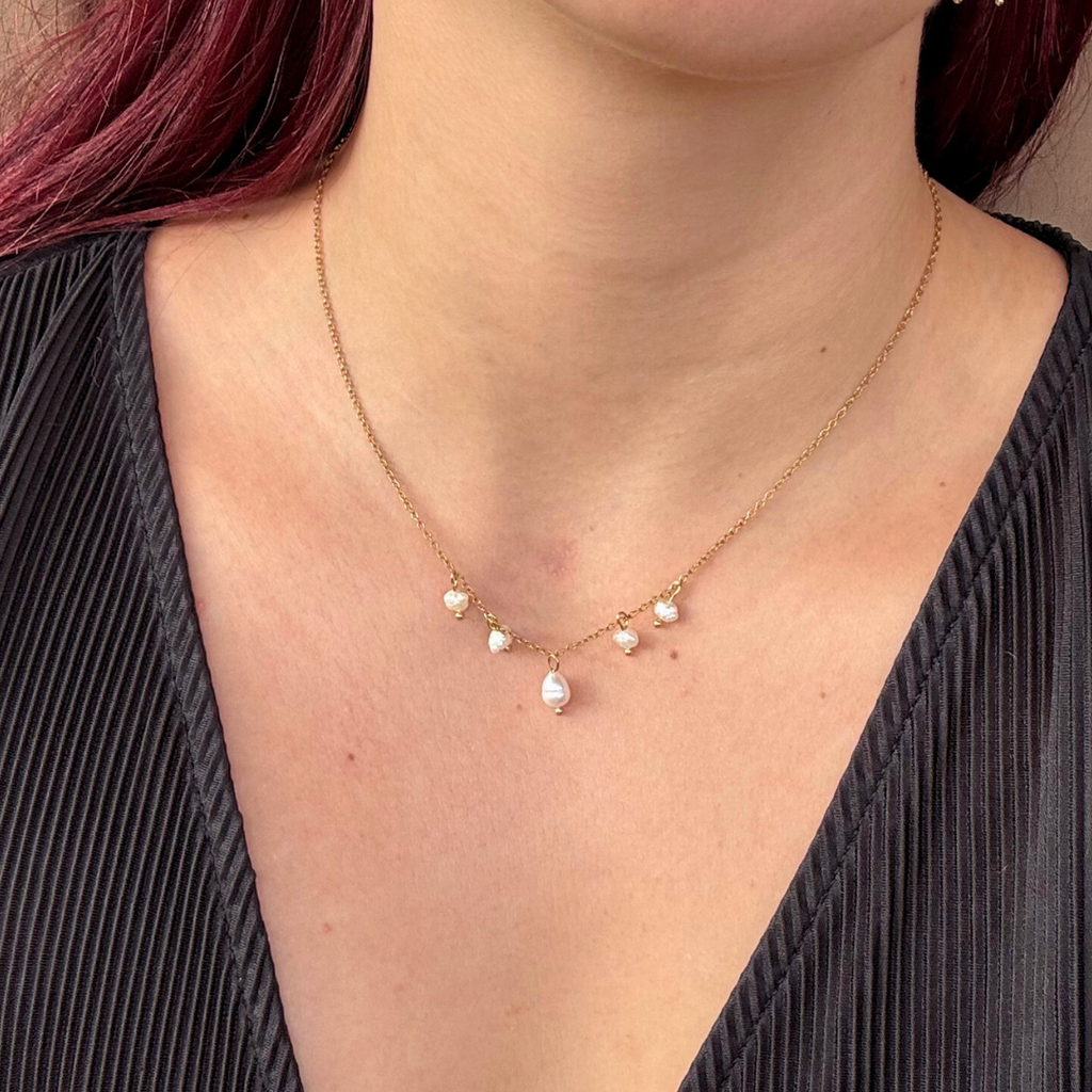 Selene in Gold Necklace