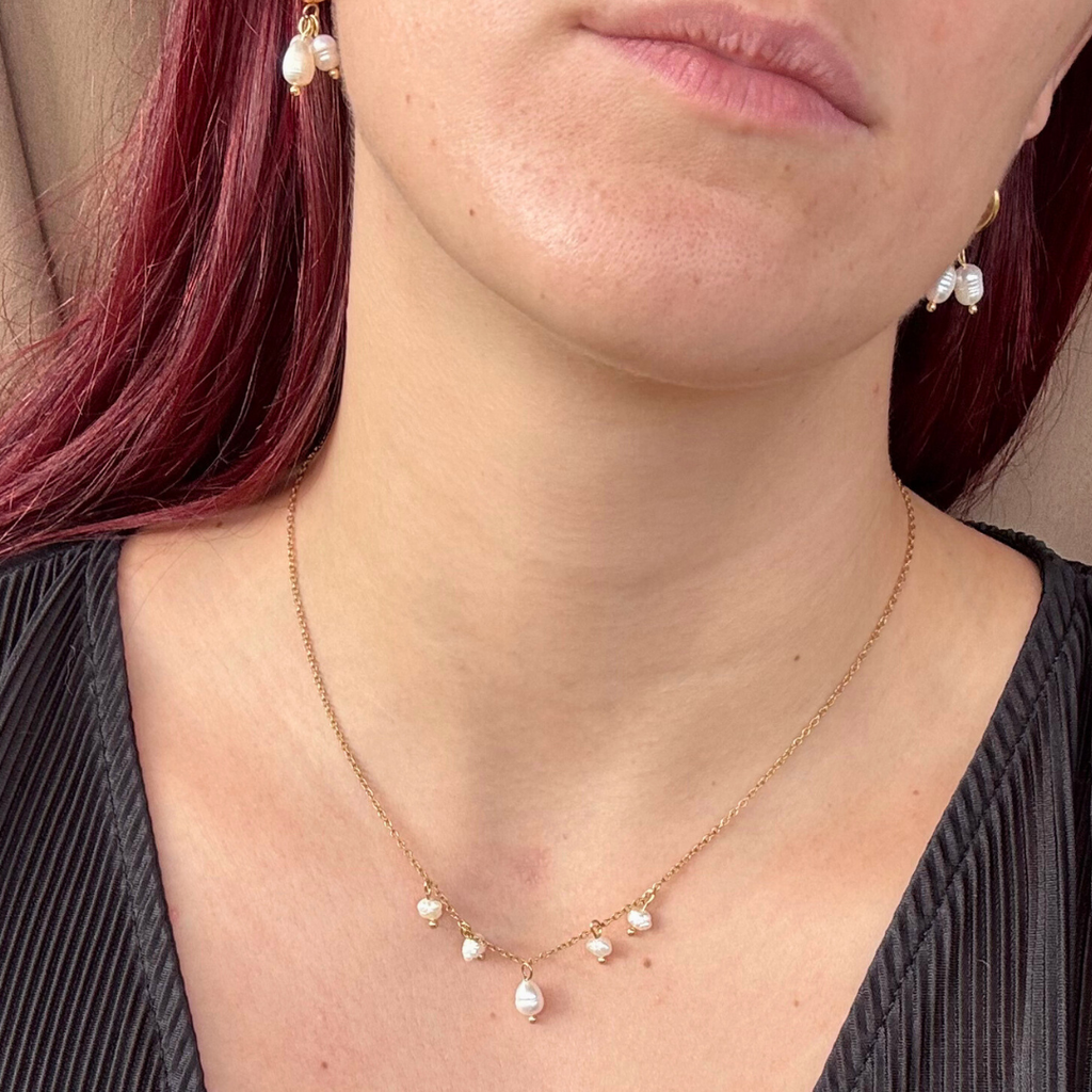 Selene in Gold Necklace