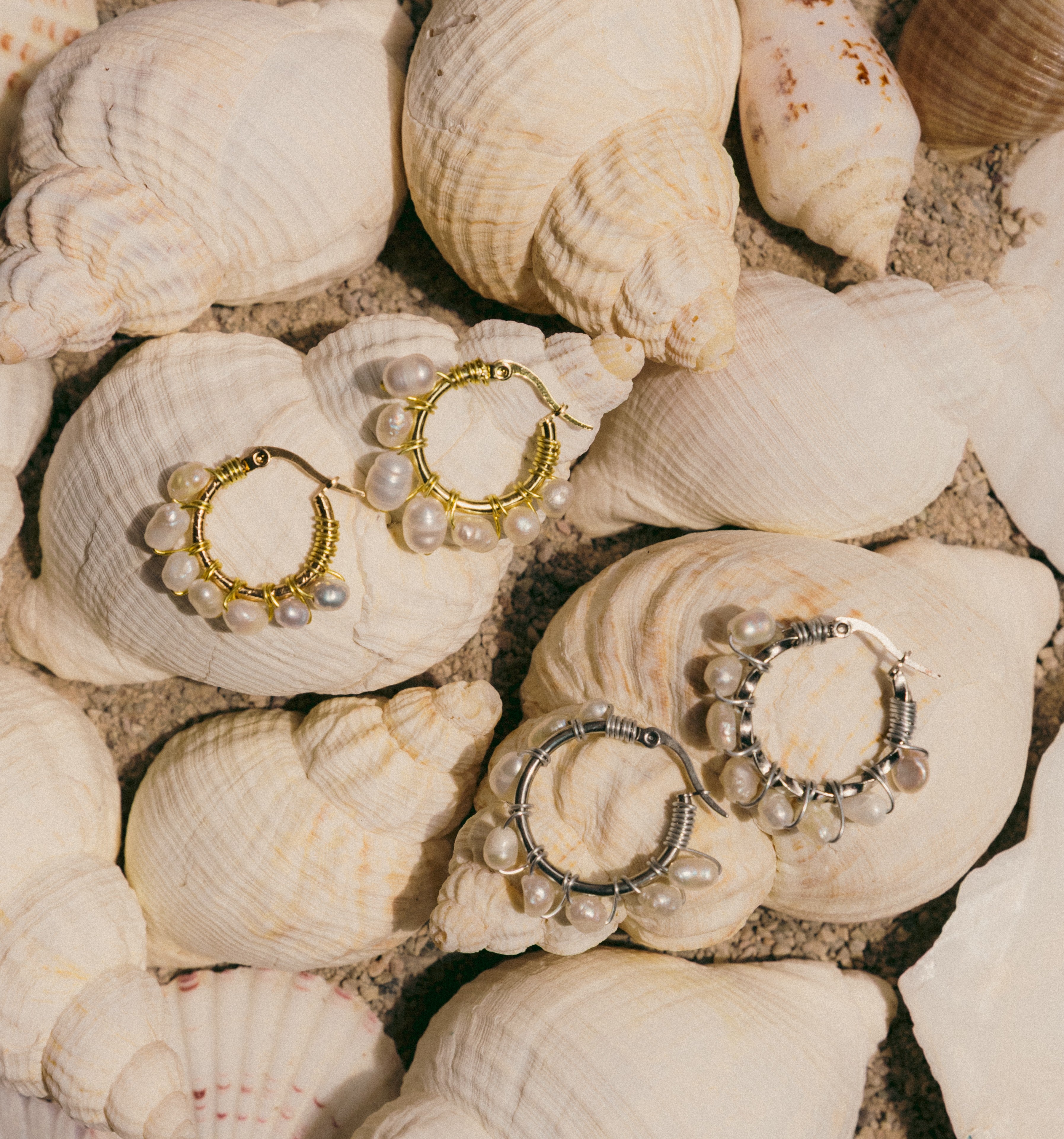 Halo of Pearls Earrings