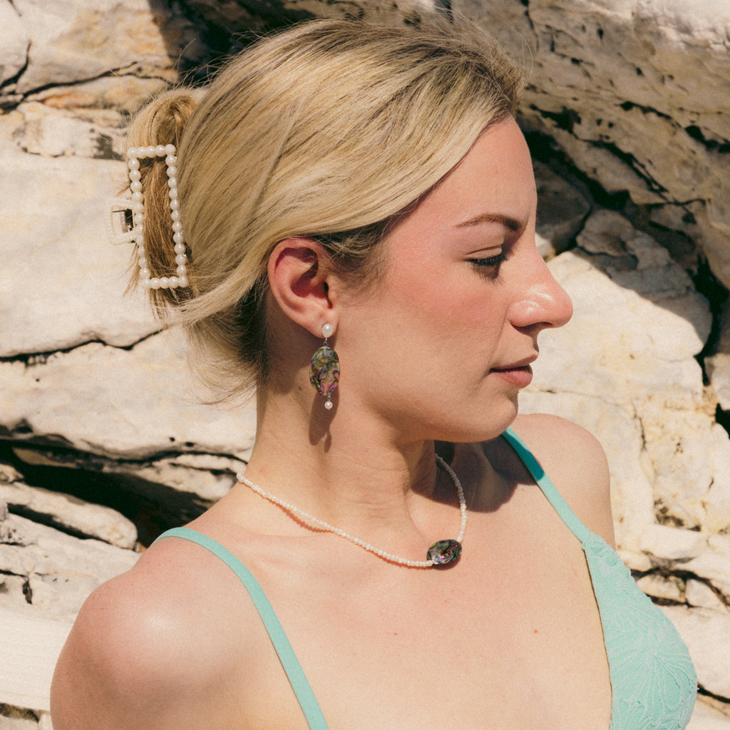 Meltemi abalone shell strand necklace – Feminine Creatures