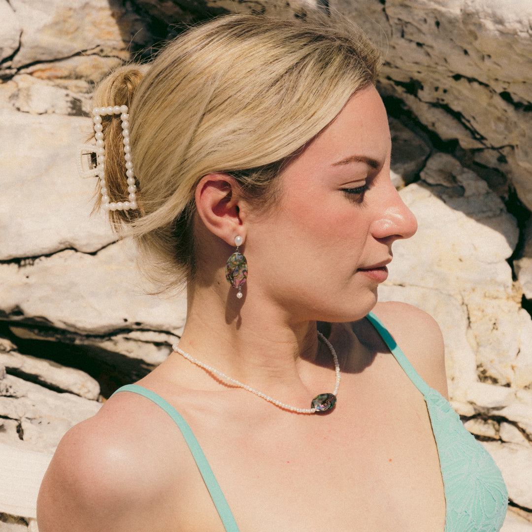Meltemi abalone shell strand necklace – Feminine Creatures