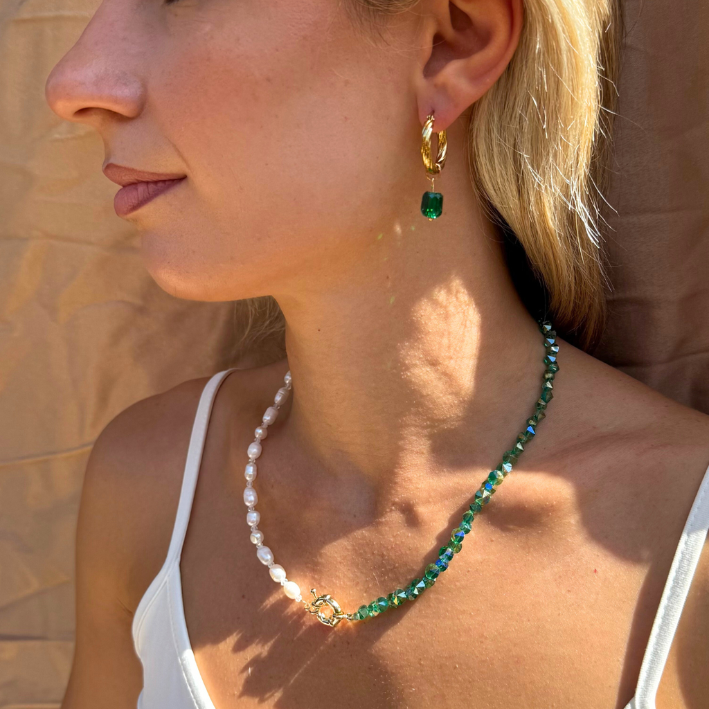 Χρυσά σκουλαρίκια Nature