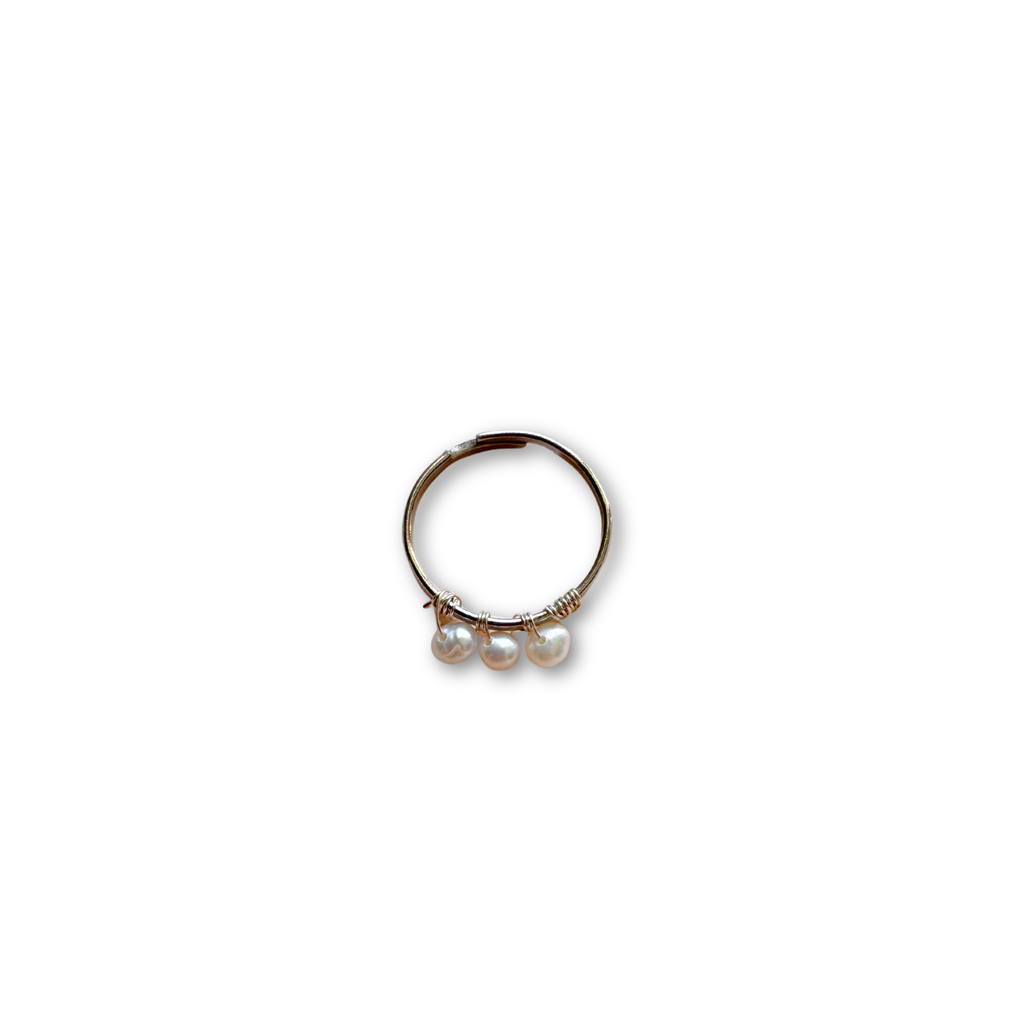 Three Wishes in Silver Ring
