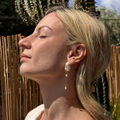 Artemis earrings with large baroque pearls – Feminine Creatures