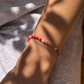 Eros bracelet with red and pink pearls – Feminine Creatures