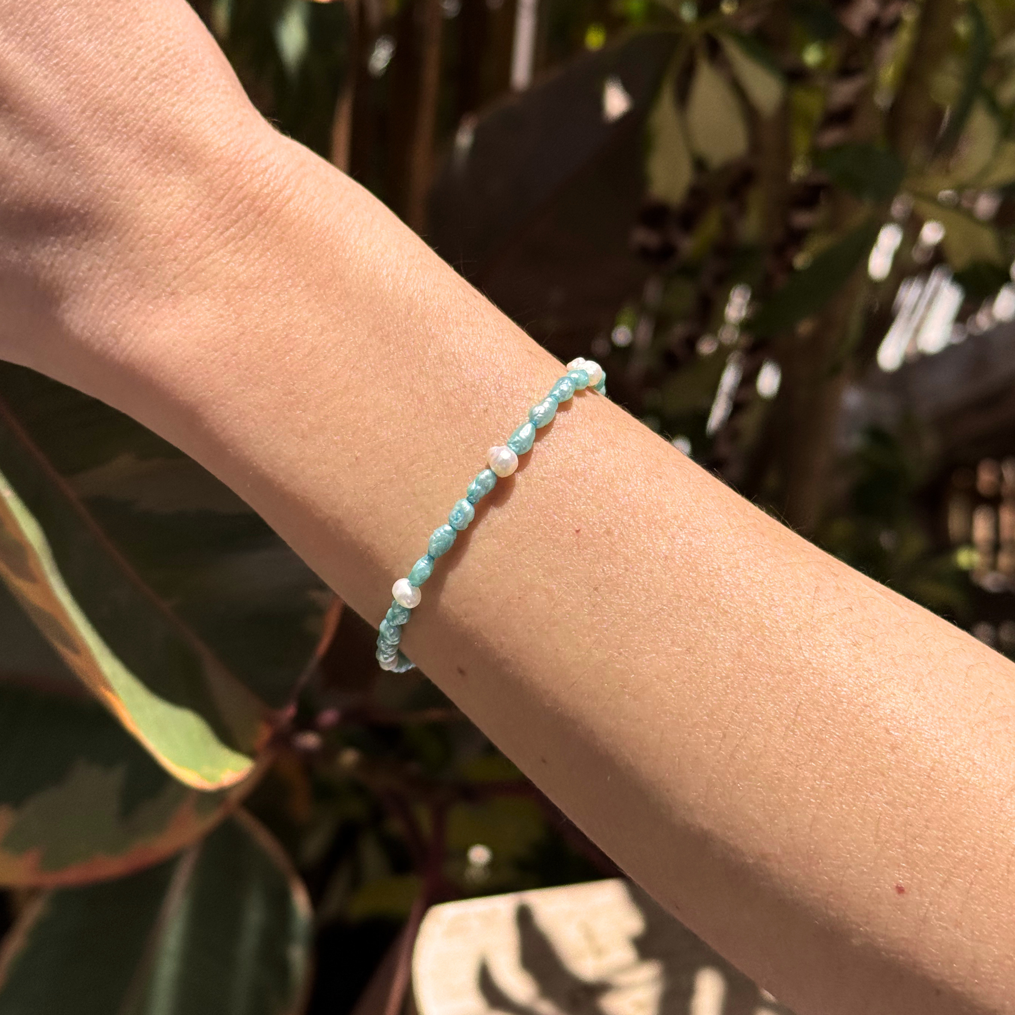 Turquoise Tide bracelet detail – Feminine Creatures