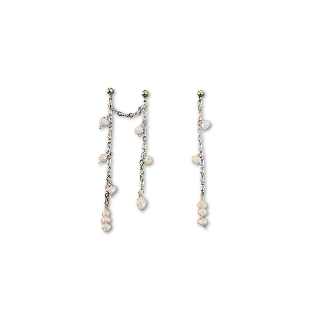 The Stardust Earrings in Silver
